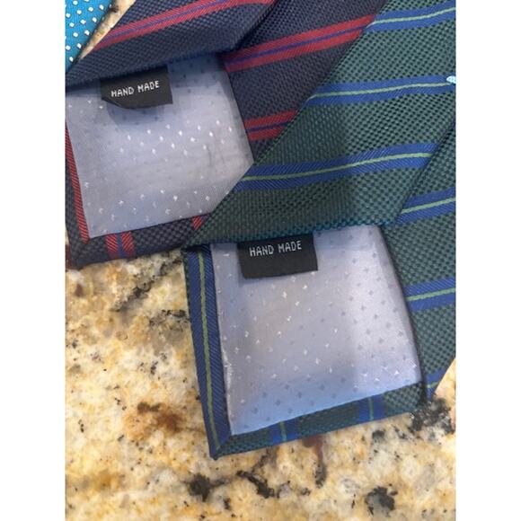 Puccini Boys Tie Lot of 3 Hand Made Youth Adjustable 58 Inches 3 Width - Picture 4 of 4